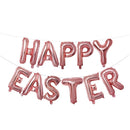 16 Inches Aluminum Foil Happy Easter Letter 11 Pcs Balloons