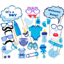 27 Pcs Baby Shower Party Supply Photo Booth Props