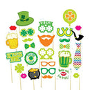 29 Pcs Four Leaves Clover Theme St. Patrick's Day Photo Booth Props