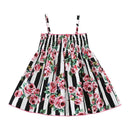 Fresh Girls Cotton Bright Floral Printed Sleeveless Dress