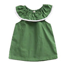 Baby Girls Cotton Sleeveless Plain Dress