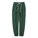 Women Casual Style Stripes Pattern Street Style Cotton Pants