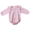 Baby Girls Cotton Pink Long Sleeves Bodysuit