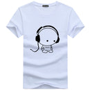 Men Cotton Cute Cartoon Kid Printed Casual T-shirts