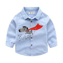 Boys Cotton Zebra Printed Long Sleeves Shirts