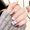 Creative Geometric Metal Accessory Decoration Women Nail Tips