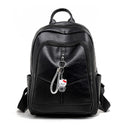 Classic Large Capacity Women Good Quality PU Backpack