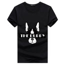Men Cotton Puppy Printed T-shirts