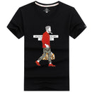 Men Cotton Printed Casual T-shirts