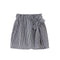 Junior Girl Cotton Big Knot Plaid Printed Shorts