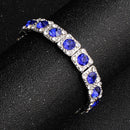 Bohemian Style Women Shiny Colored Crystal Wedding Bracelet