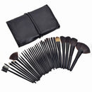 32pcs/set PU Bag Packed Wooden Handle Good Quality Nylon Brushes