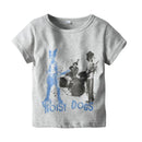 Boys Cotton Printed Short Sleeves Tops
