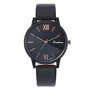 Women Fashion PU Band Quartz Leisure Watch