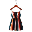 Girl Print Spaghetti Strap Bohemia Dress