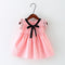 4 Pcs Girl Cute Bowknot Design Dress