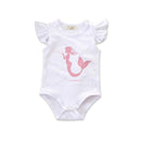 Baby Cotton Cartoon Print Short Sleeves Bodysuit