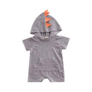 Baby Cotton Animal Pattern Short Sleeves Romper