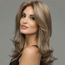 Women Good Quality Fiber Medium Length Wavy Hair Wig