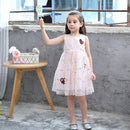 Girl Sequin Design Sleeveless Tutu Dress