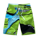 Men Color Blocking Loose Casual Beach Shorts