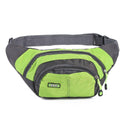 Casual Contrast Light Weight Nylon Outdoor Waist Pack