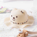 Bright Color Cartoon Bear Shaped Kids Summer Sun Hat