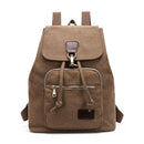 Casual Large Capacity Unisex Style Durable Canvas Backpack