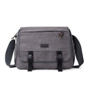 Casual Men And Women Durable Canvas Crossbody Flap Bag