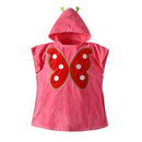 Child Bowknot Pattern Hooded Bathrobe