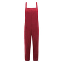 Casual Solid Color Women Street Style Tank Pattern Loose Jumpsuits