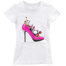Hot Sale Exquisite Women Cosmetic Printed Tee