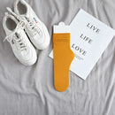 20 pairs/set Classic Solid Color Summer Ultra Thin Breathable Basic Socks