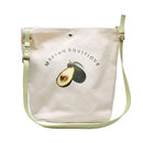 Casual Women Fresh Style Unique Avocado Print Canvas Bag