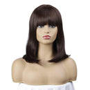 Women Fashion Tiny Curly Short Fiber Hair Wig