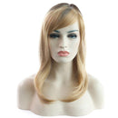 Women Fashion Tiny Curly Medium Length Fiber Hair Wig