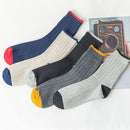 10 Pairs Set Simple Style Men Cotton Casual Socks