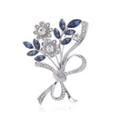 Modern Women Exquisite Accessory Unique Flower Pattern Alloy Brooch