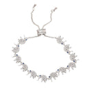 Cute Elephant Pattern Exquisite Zircon Decor Women Adjustable Brass Bracelet