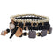 Hot Sale Women Bohemia Style Multilayer Beaded Design Stretchy Charm Bracelets