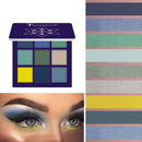 Hot Sale Portable 9 Colors Pearlescent Matte Eyeshadow Palette