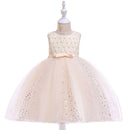 New Arrival Girl Beaded Design Star Patchwork Tutu Dress