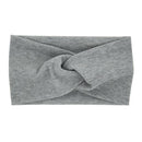 2020 Cute Solid Color Baby Turban Girls Cotton Twisted Knotted Headband Elastic Hairbands Children Head Wraps Hair Accessories AExp