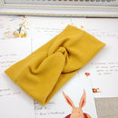 2020 Cute Solid Color Baby Turban Girls Cotton Twisted Knotted Headband Elastic Hairbands Children Head Wraps Hair Accessories AExp