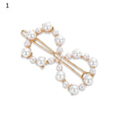 2020 Fashion Hair Clip Women Girls Elegant Design Triangular Star Round Barrette Stick Hairpin Hair Pins Ponytail Head Accessory AExp
