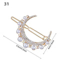 2020 Fashion Hair Clip Women Girls Elegant Design Triangular Star Round Barrette Stick Hairpin Hair Pins Ponytail Head Accessory AExp