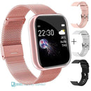 2020 Ladies Sport Bracelet Smart Watch Women Smartwatch Men Smartband Android IOS Waterproof Fitness Tracker Smart Clock Mens AExp