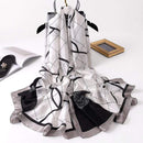 2020 Luxury Brand New Summer Women Silk Scarf Beach Hijab Shawls and Wraps Female Foulard Echarpe Designer Bandana Free shipping AExp