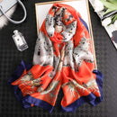 2020 Luxury Brand New Summer Women Silk Scarf Beach Hijab Shawls and Wraps Female Foulard Echarpe Designer Bandana Free shipping AExp