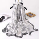 2020 Luxury Brand New Summer Women Silk Scarf Beach Hijab Shawls and Wraps Female Foulard Echarpe Designer Bandana Free shipping AExp